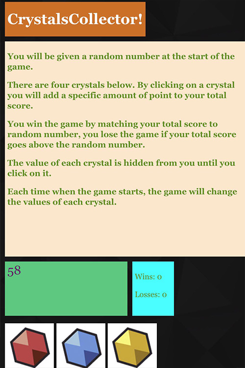 Crystal Collector